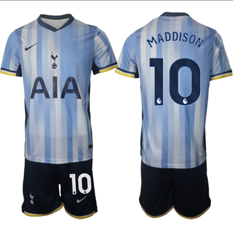 Men 2024-2025 Club Tottenham away Blue #10 Soccer Jerseys->customized soccer jersey->Custom Jersey